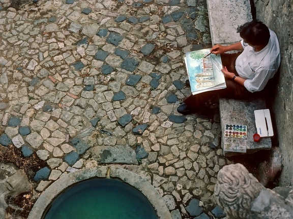 Dans son monde - Lisbonne - Portugal 1984