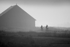 Deux cyclistes dans le marais - Guérande